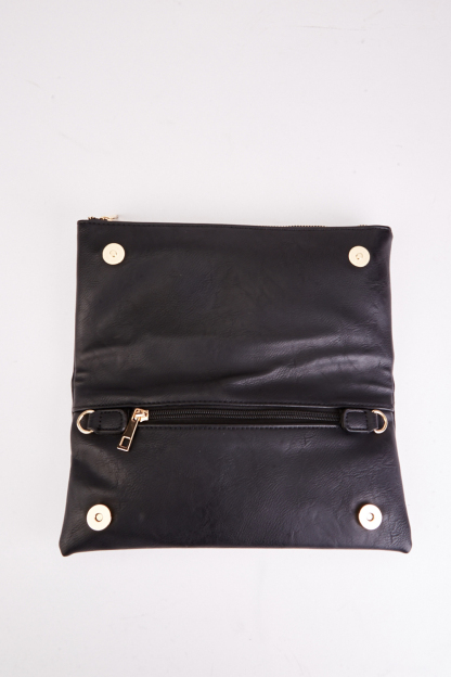Textured Clutch Shoulder Bag