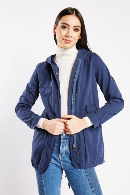 Zip Up Cotton Jacket