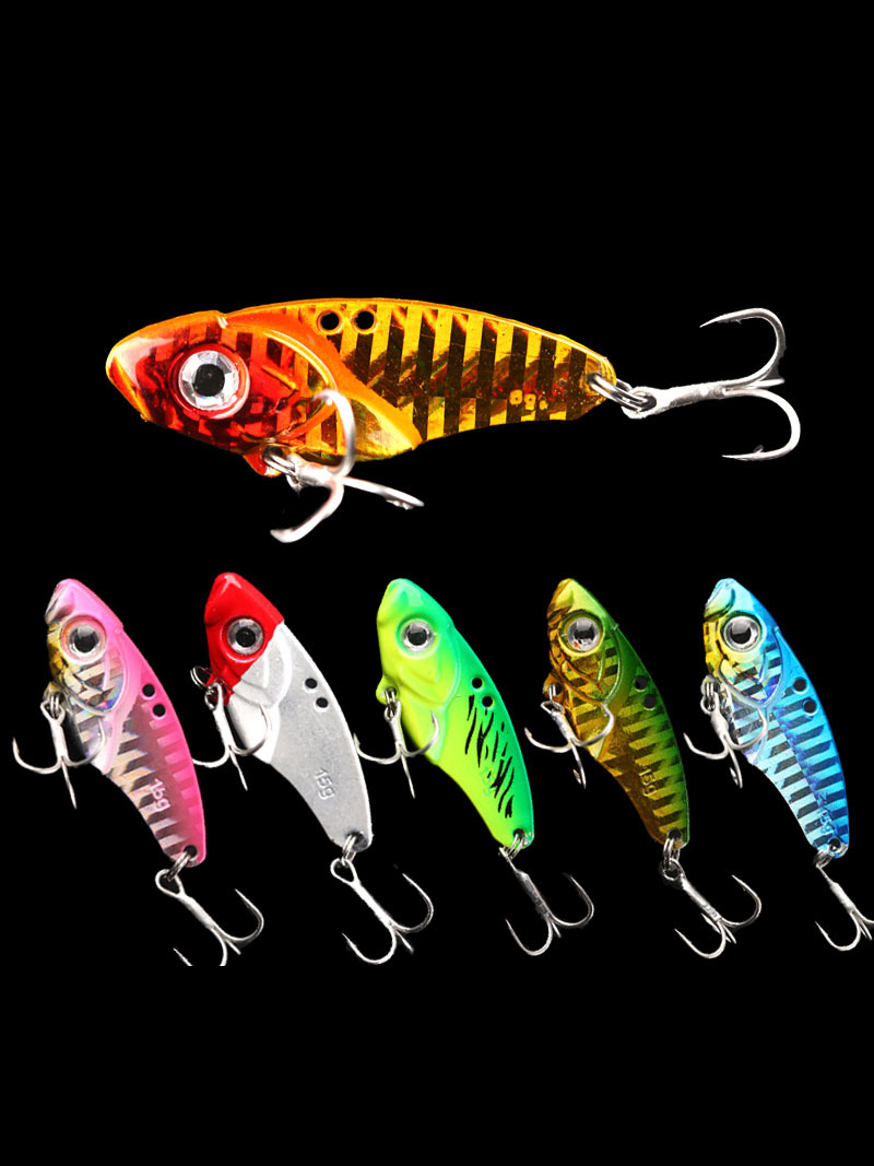 3D Artificial Fishing Lures Baits With Treble Hook For Freshwater Saltwater