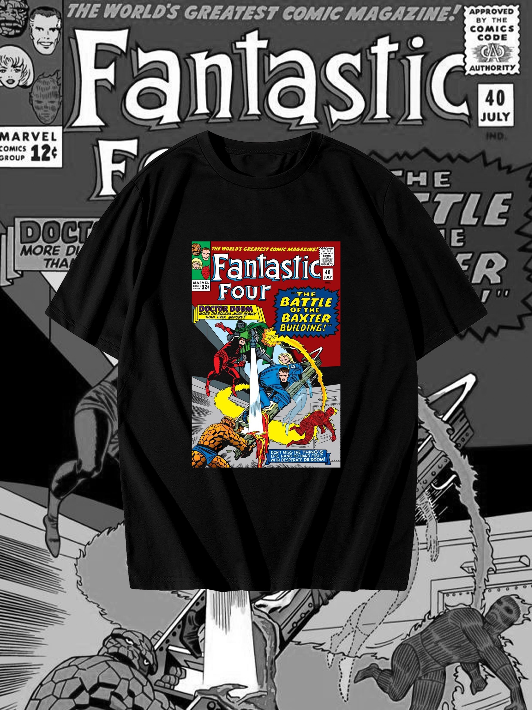 Superhero Warrior Cotton Print T-Shirt 007