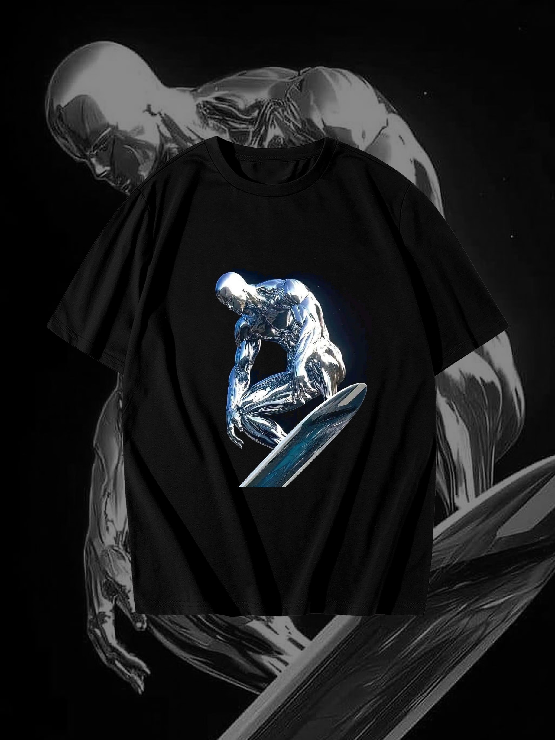 Superhero Warrior Cotton Print T-Shirt 009