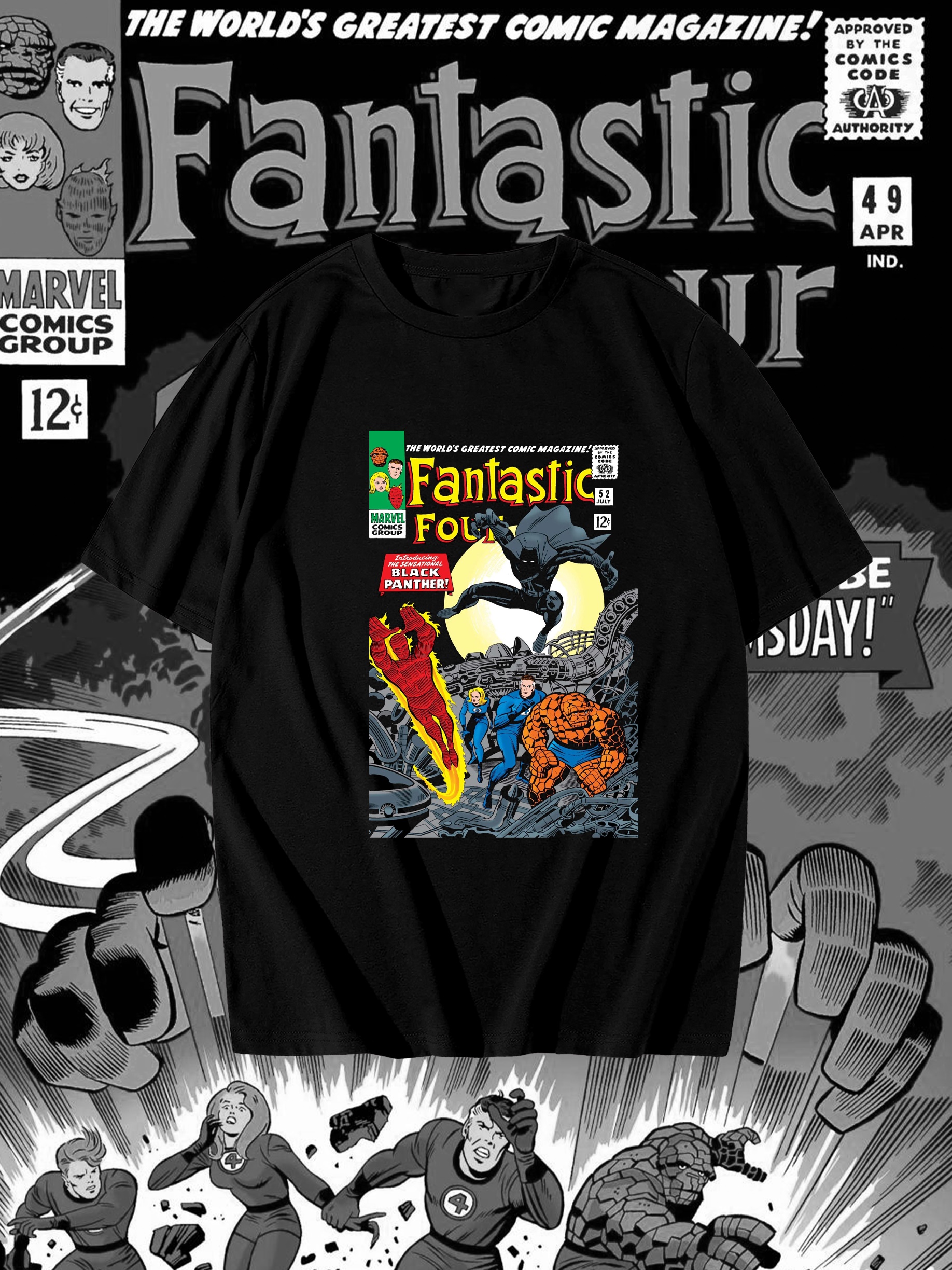 Superhero Warrior Cotton Print T-Shirt 003