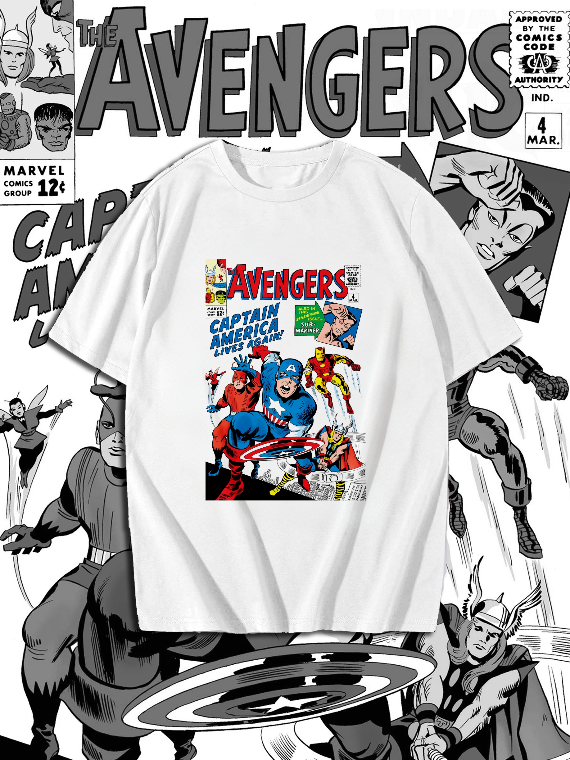 Superhero Warrior Cotton Print T-Shirt 0024
