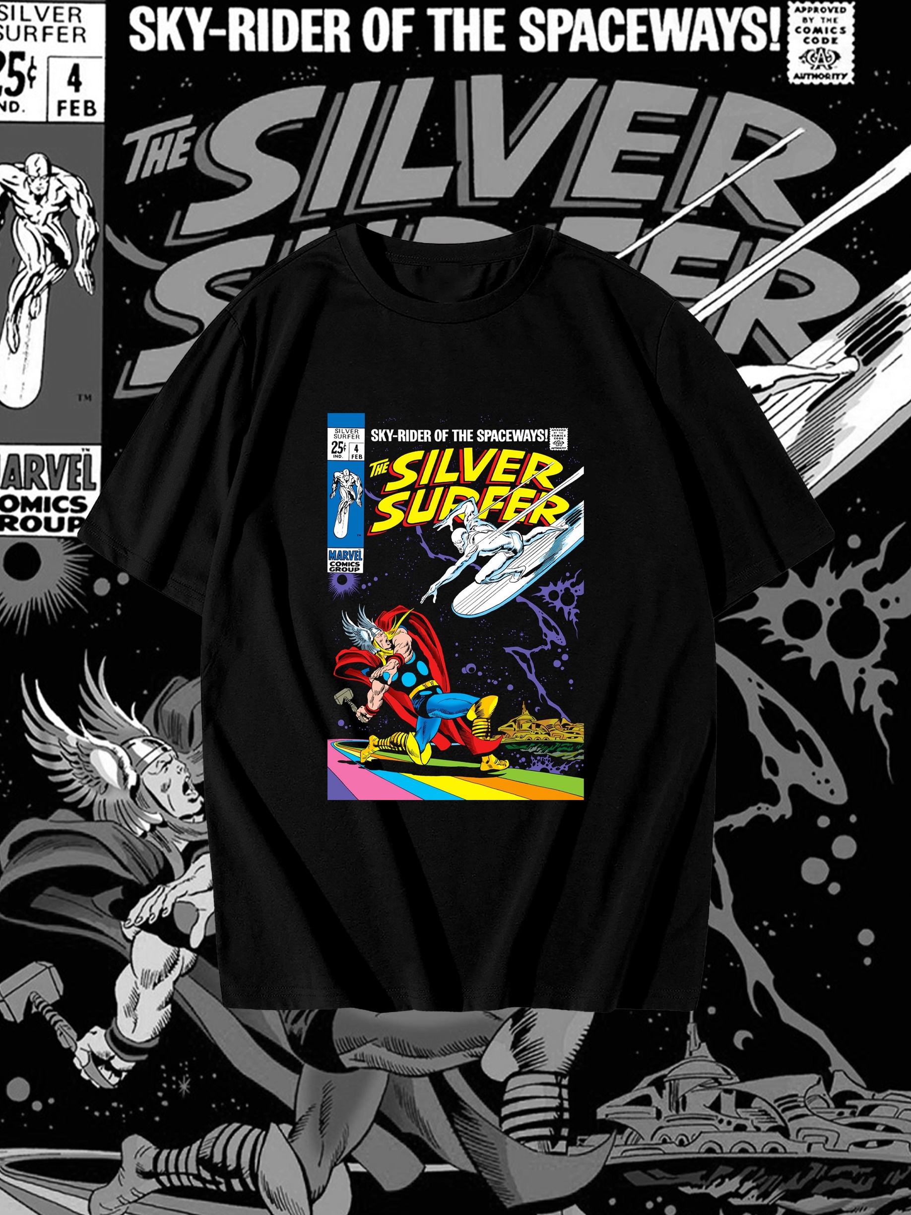 Superhero Warrior Cotton Print T-Shirt 008