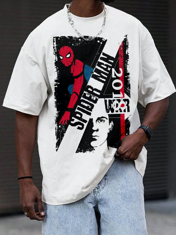 Hot-Blooded Heroism Comic Print T-Shirt