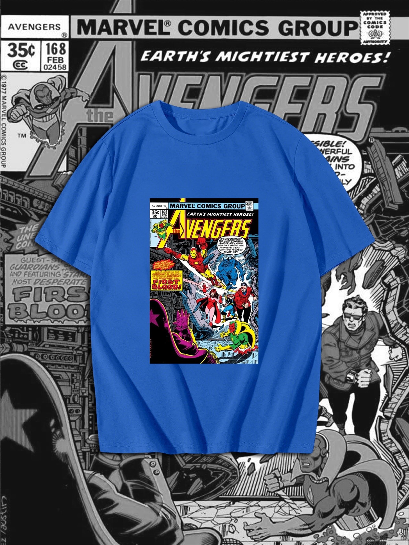 Superhero Warrior Cotton Print T-Shirt 0031