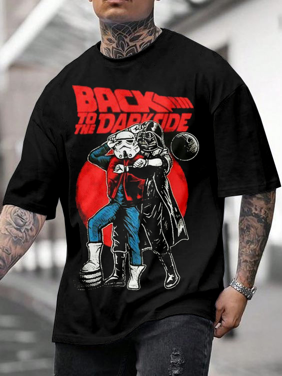 Spoof Space Warrior Print T-Shirt