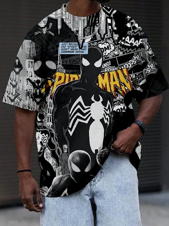 Street Fashion Collage Spider T-Shirt