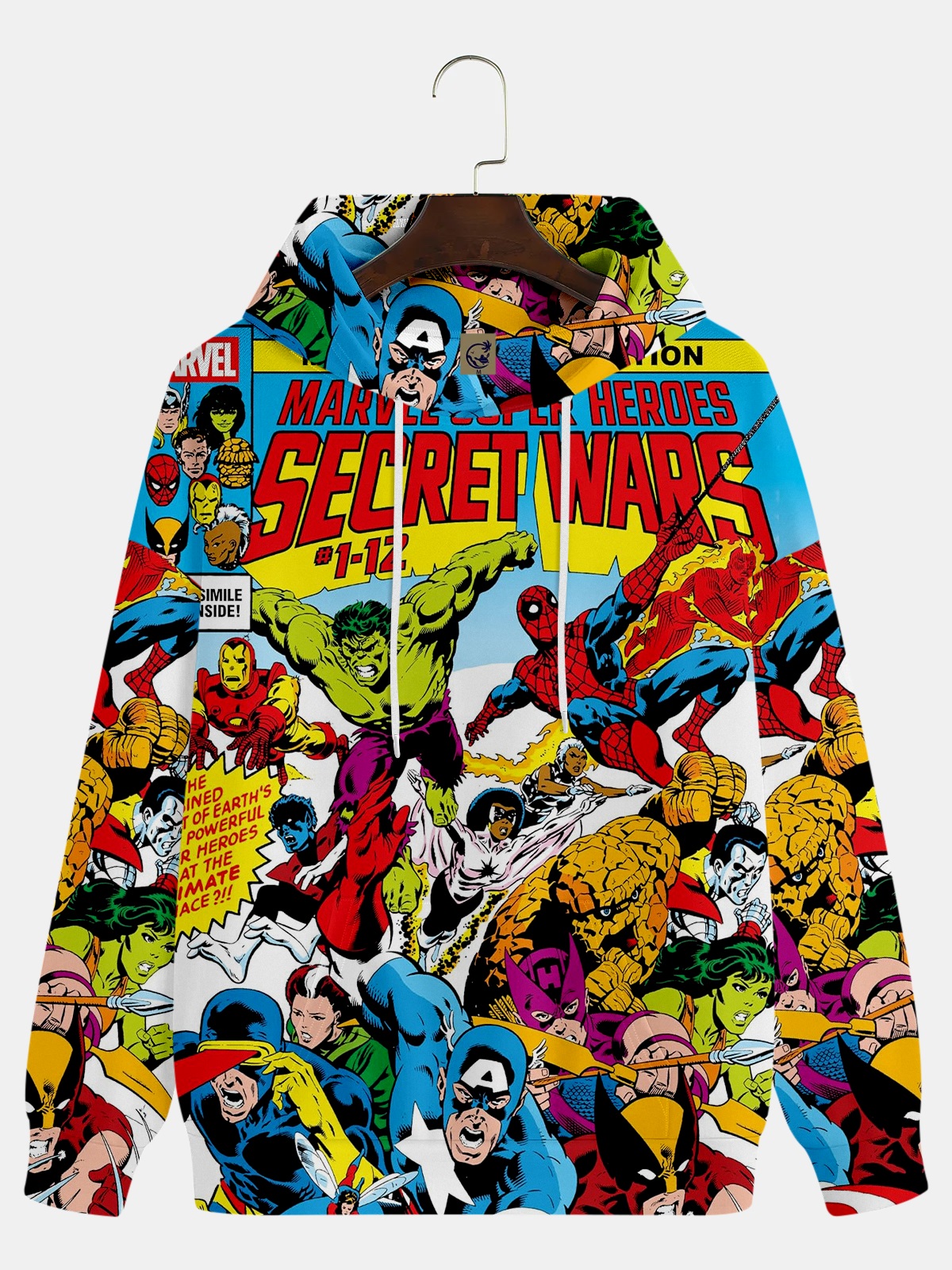 Classic Superhero Anime Cartoon Characters Print Sweatshirt 16