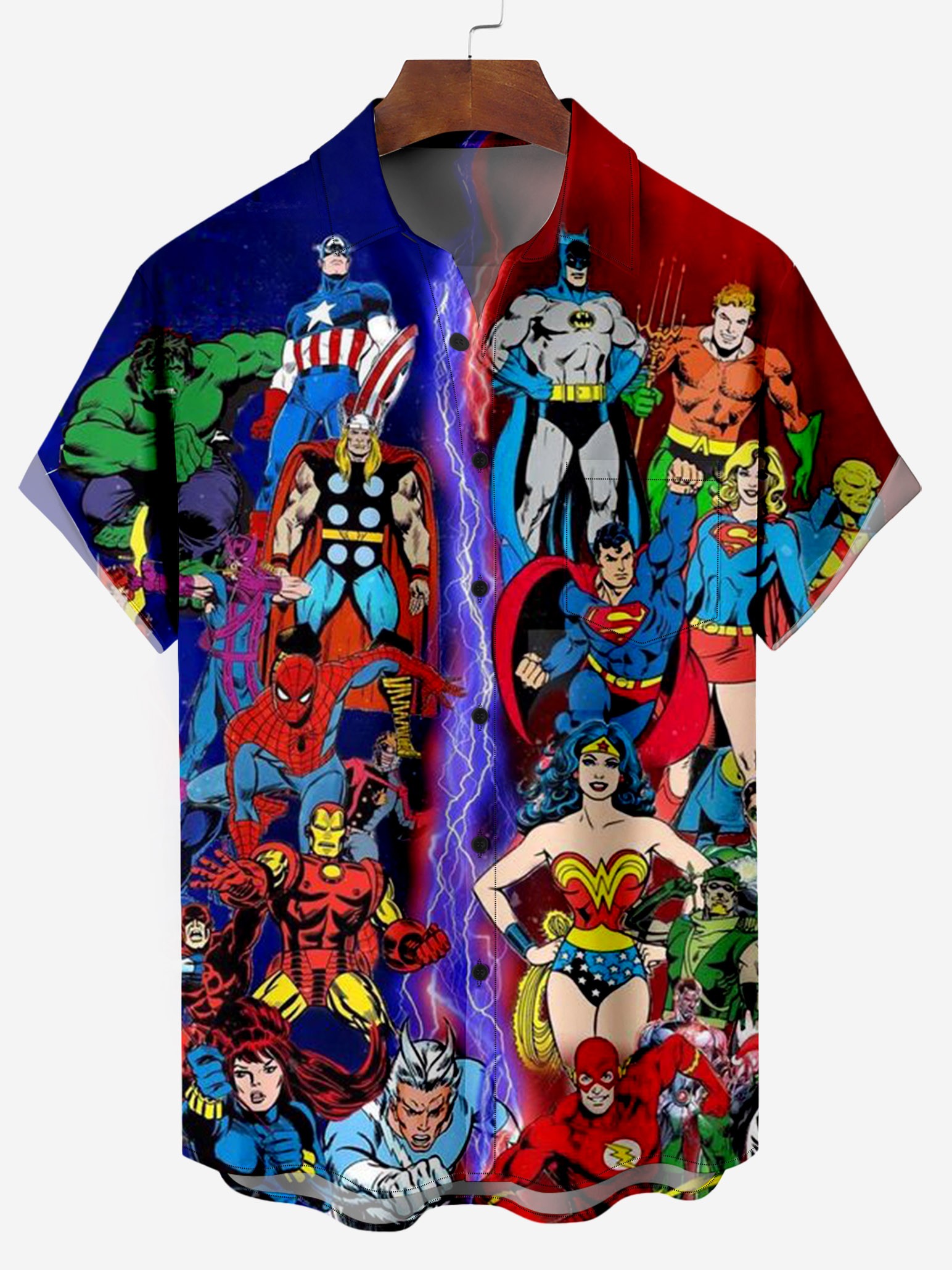All Stars Pattern Chest Pocket Shirt