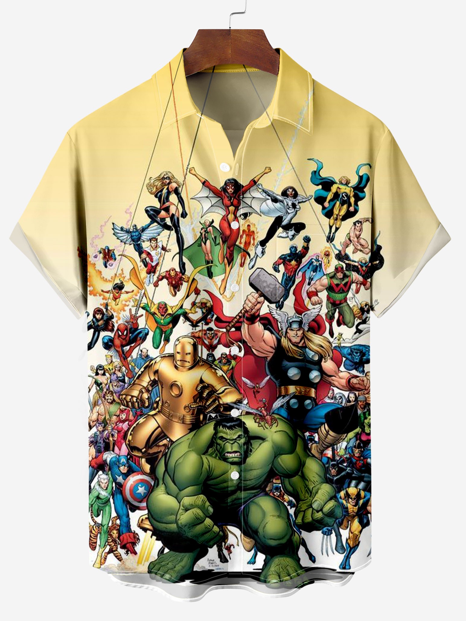 All Here Stars Here Chest Pocket Shirt