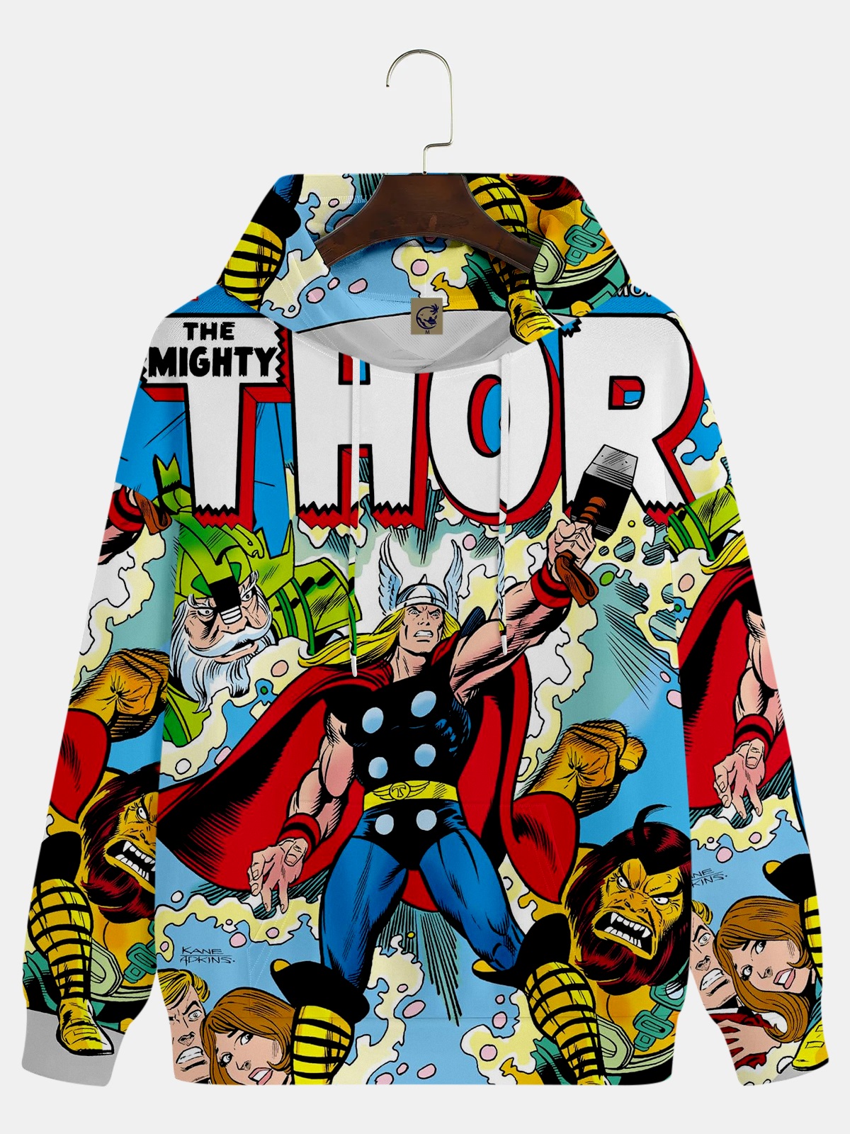 Classic Superhero Anime Cartoon Characters Print Sweatshirt 07