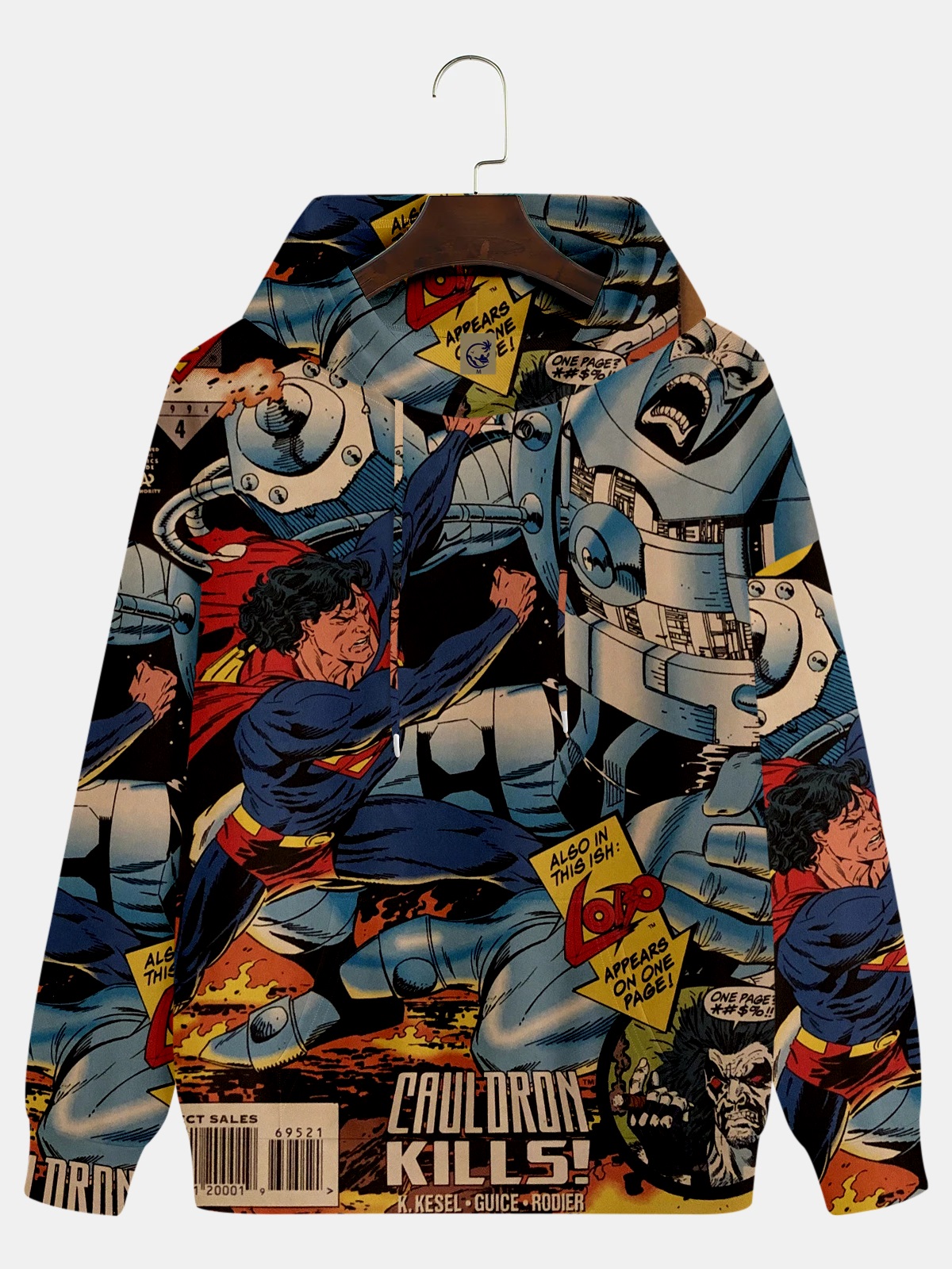 Classic Superhero Anime Cartoon Characters Print Sweatshirt 01