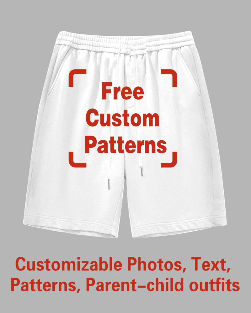 Custom Shorts (You Can Upload Pictures, Text, Logo, Etc. To Customize Your Interesting Shorts)