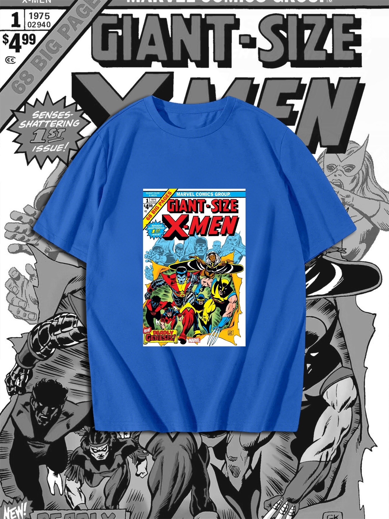 Superhero Warrior Cotton Print T-Shirt 0062