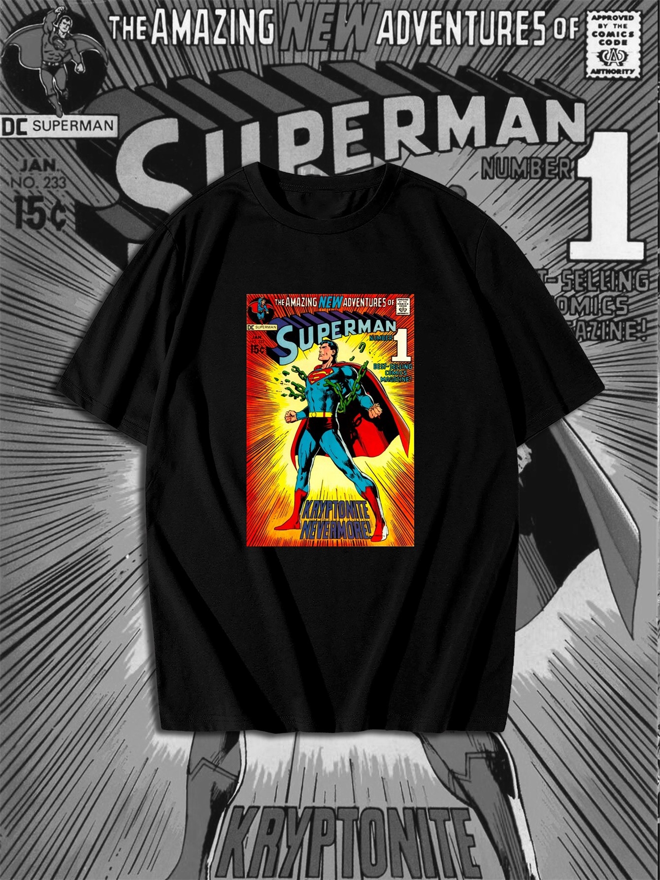 Superhero Warrior Cotton Print T-Shirt 0064