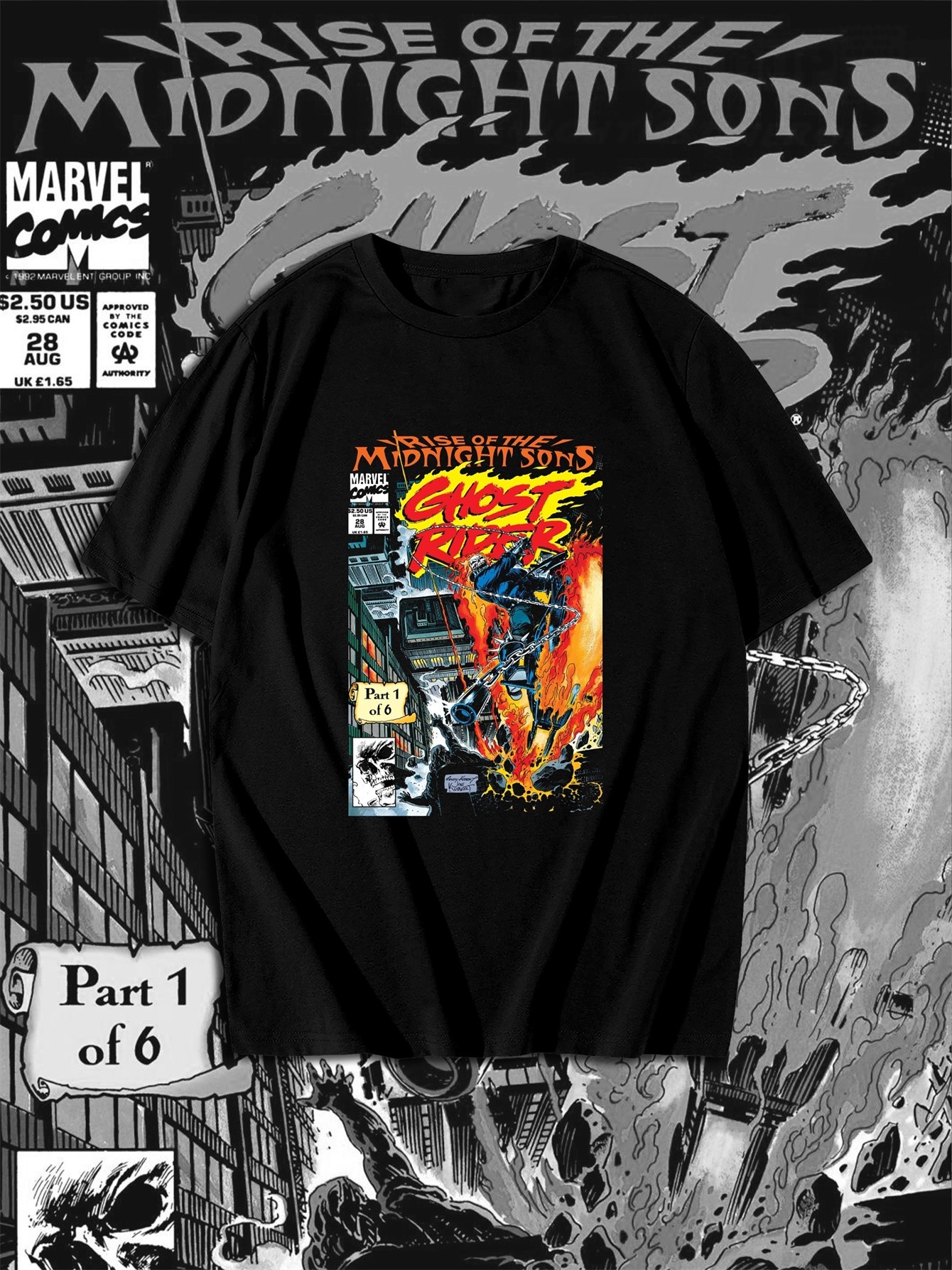 Superhero Warrior Cotton Print T-Shirt 0065
