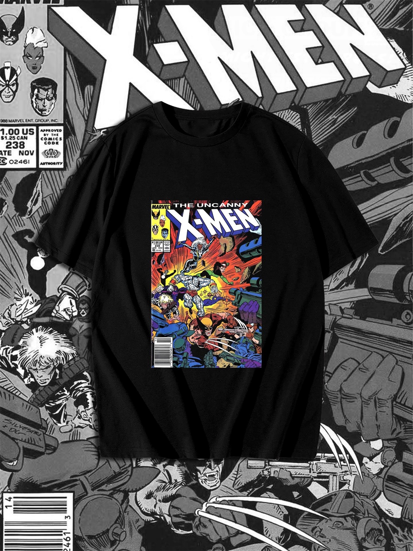 Superhero Warrior Cotton Print T-Shirt 0068
