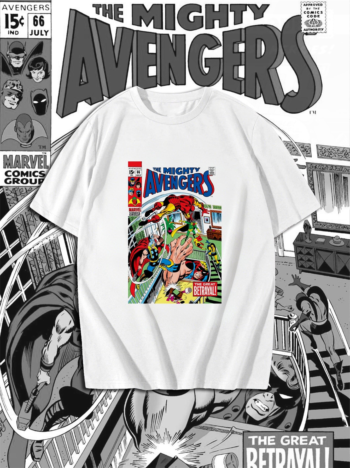 Superhero Warrior Cotton Print T-Shirt 0069