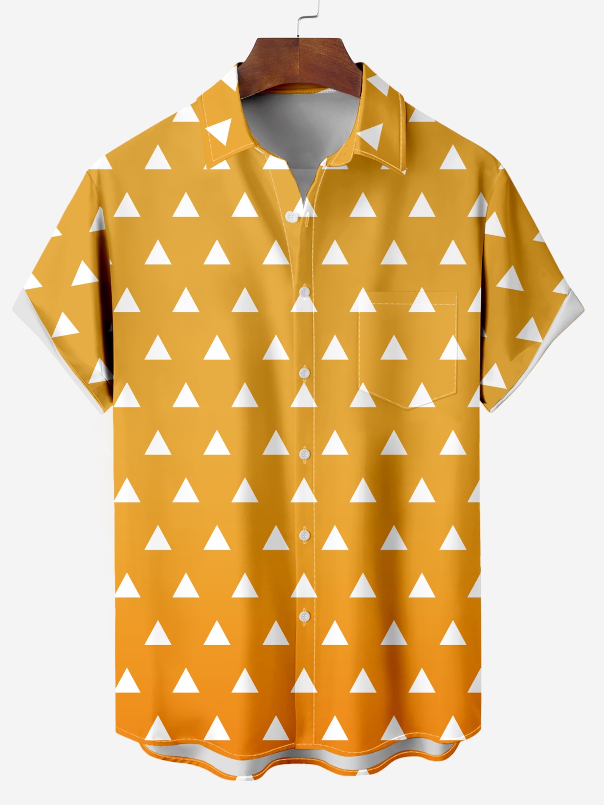 Classic Superhero Cartoon Characters Print Short-Sleeved Shirt 03