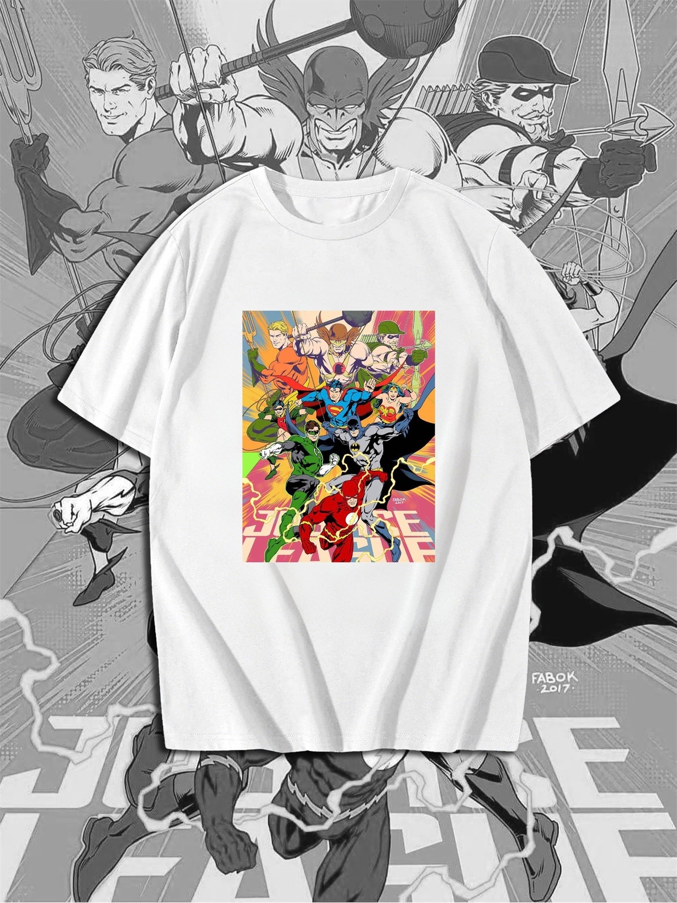 Superhero Warrior Cotton Print T-Shirt 0070