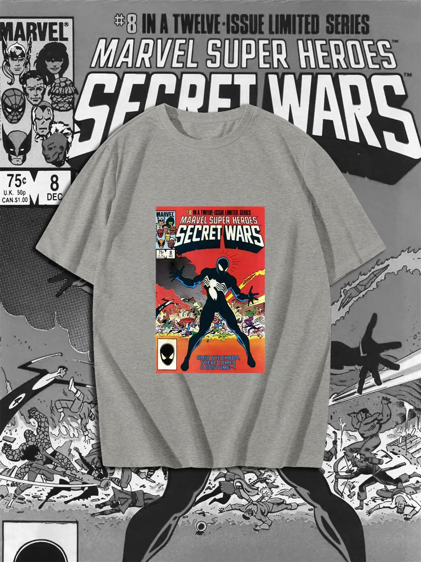 Superhero Warrior Cotton Print T-Shirt 0072