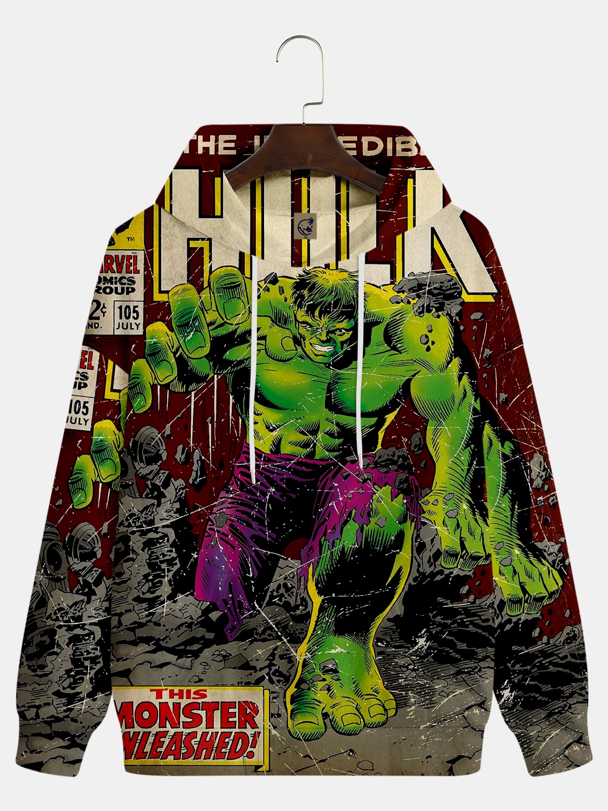 Classic Superhero Anime Cartoon Characters Print Sweatshirt 10