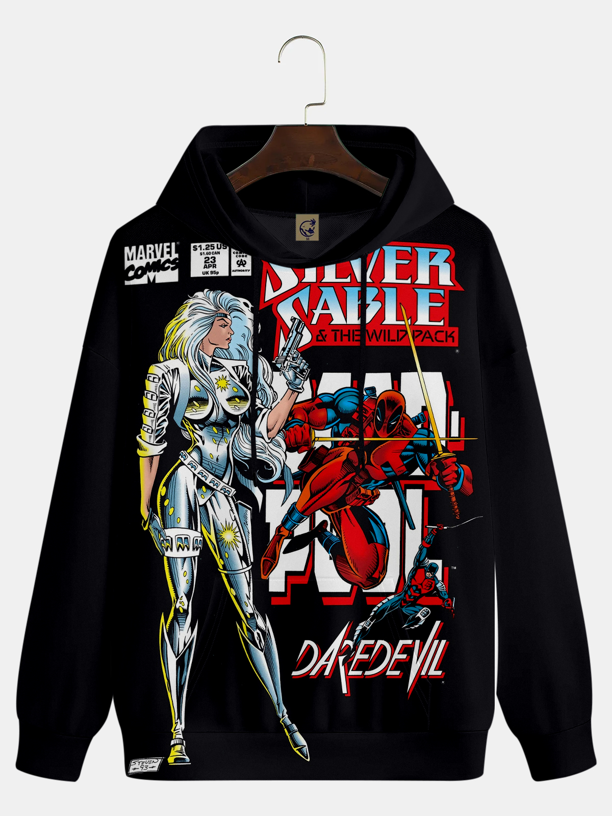 Men's Comic Printed Hoodie 209