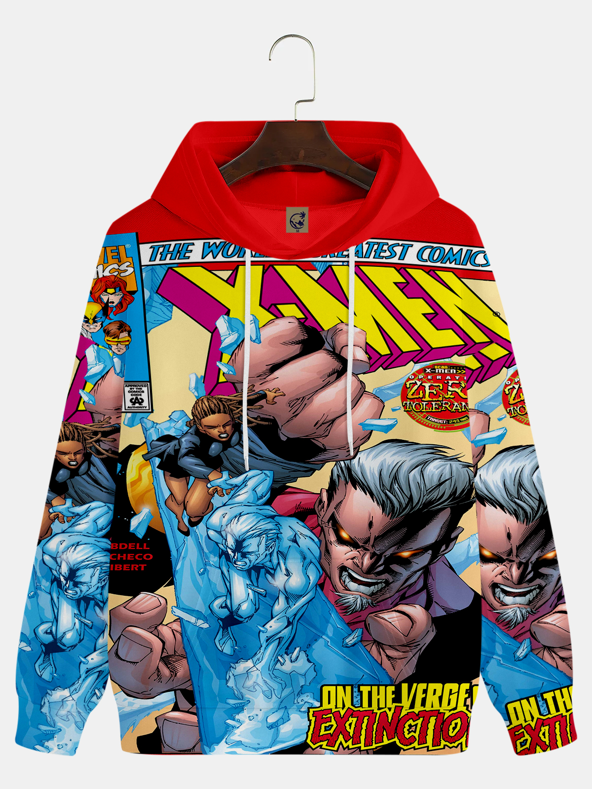 Men's Comic Printed Hoodie 200