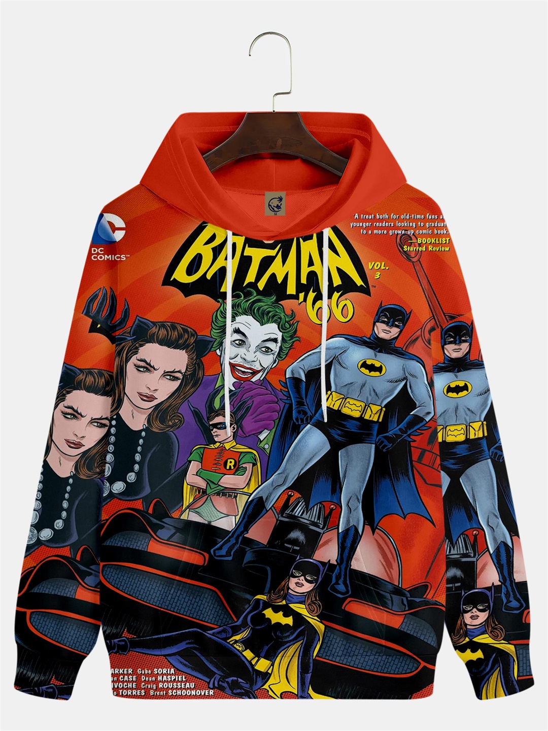 Men's Comic Printed Hoodie 529