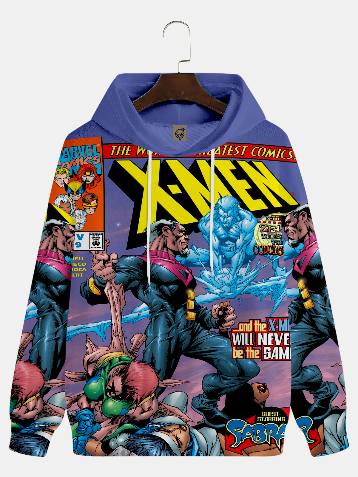 Men's Comic Printed Hoodie 214