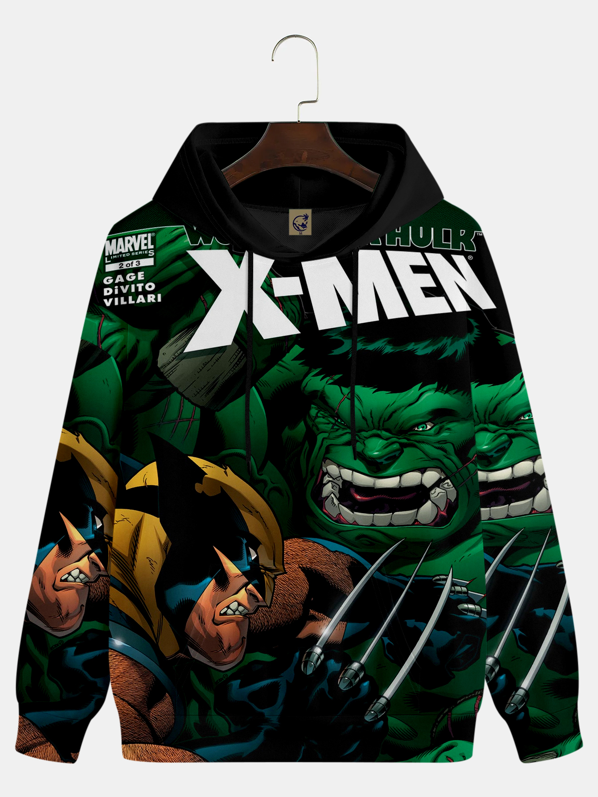 Men's Comic Printed Hoodie 215