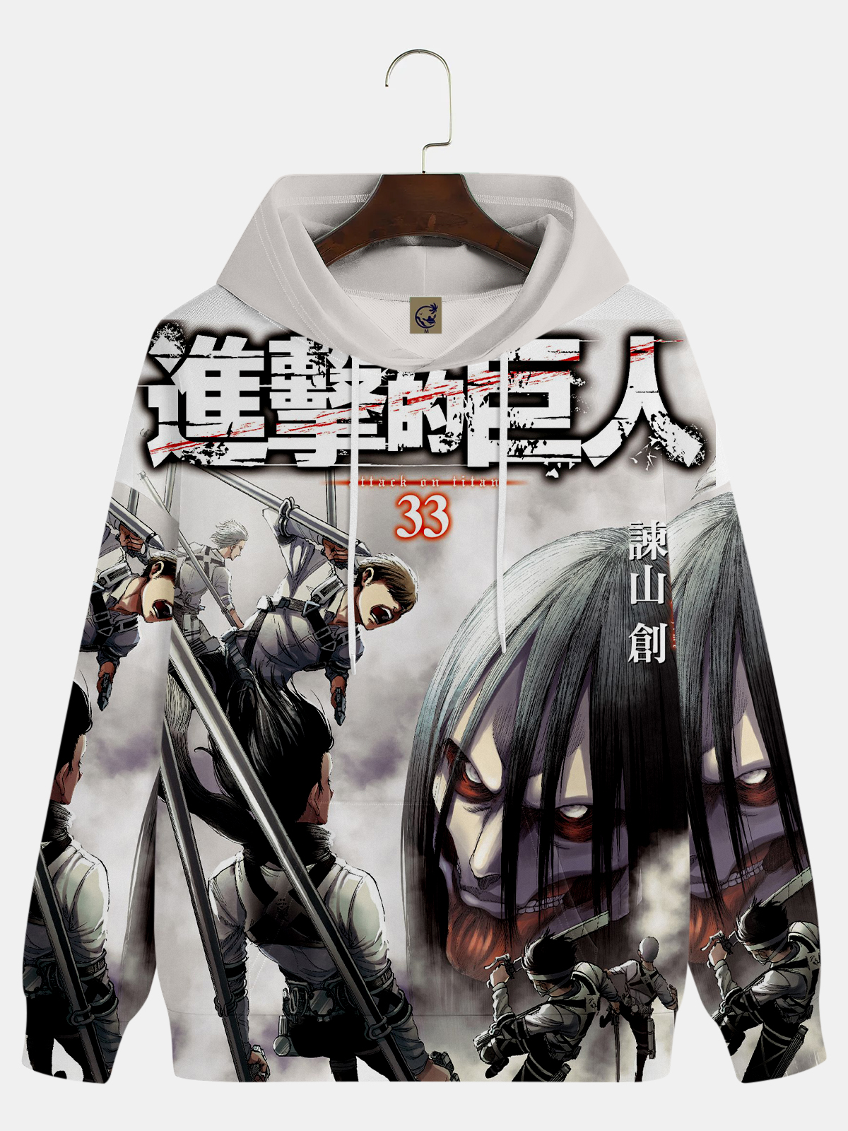Men's Comic Printed Hoodie 850