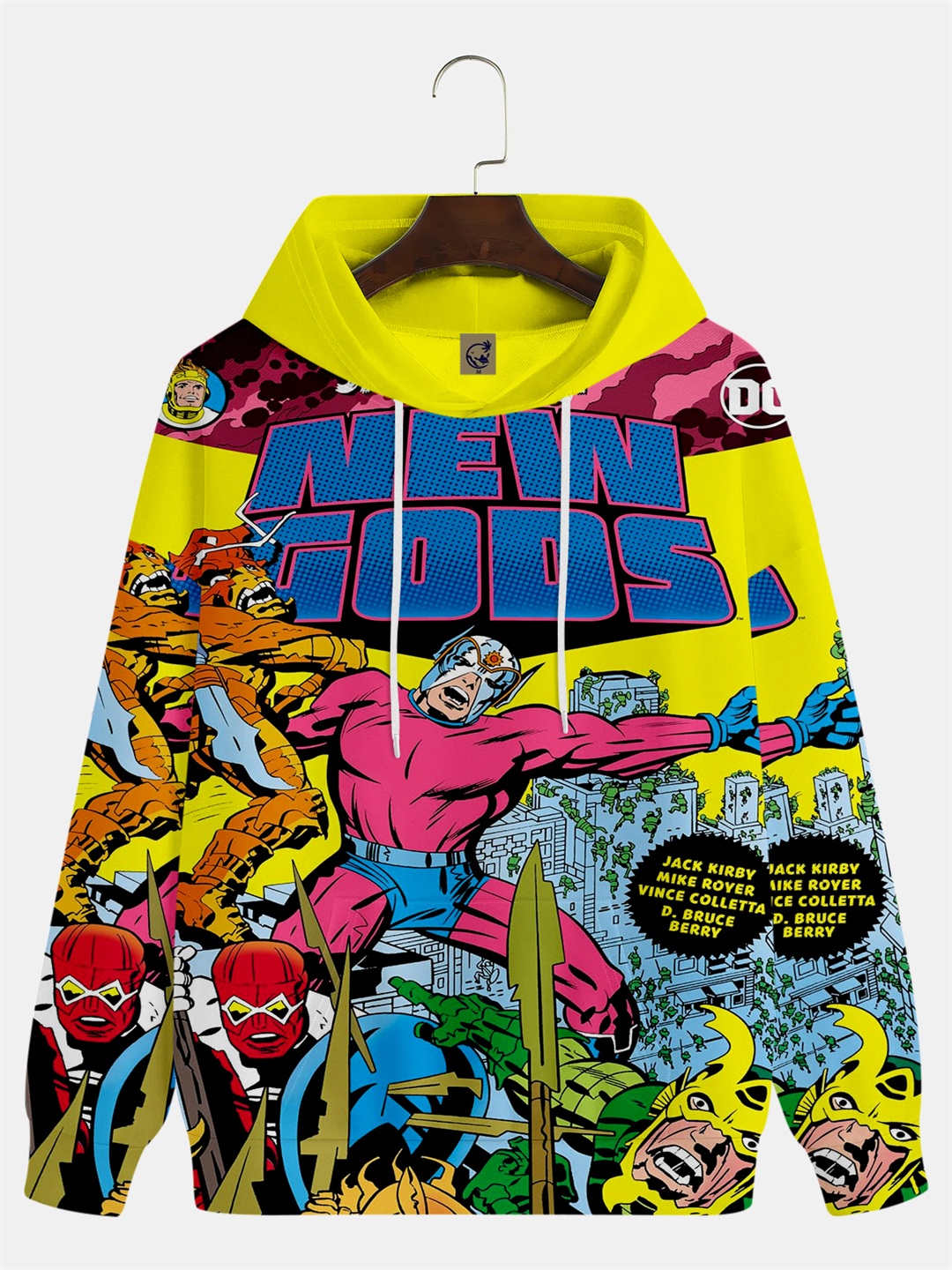 Men's Comic Printed Hoodie 530