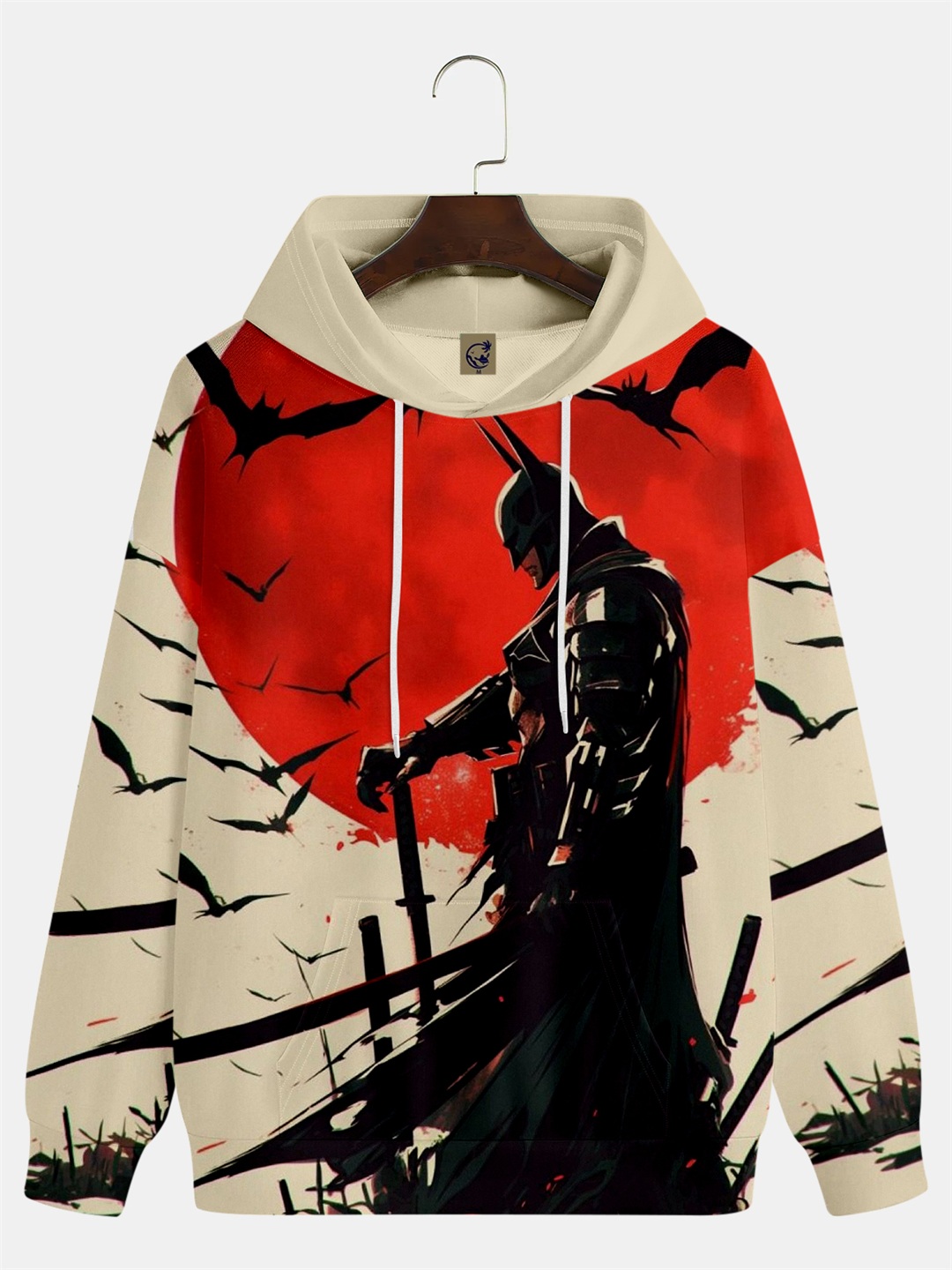 Men's Comic Printed Hoodie 533