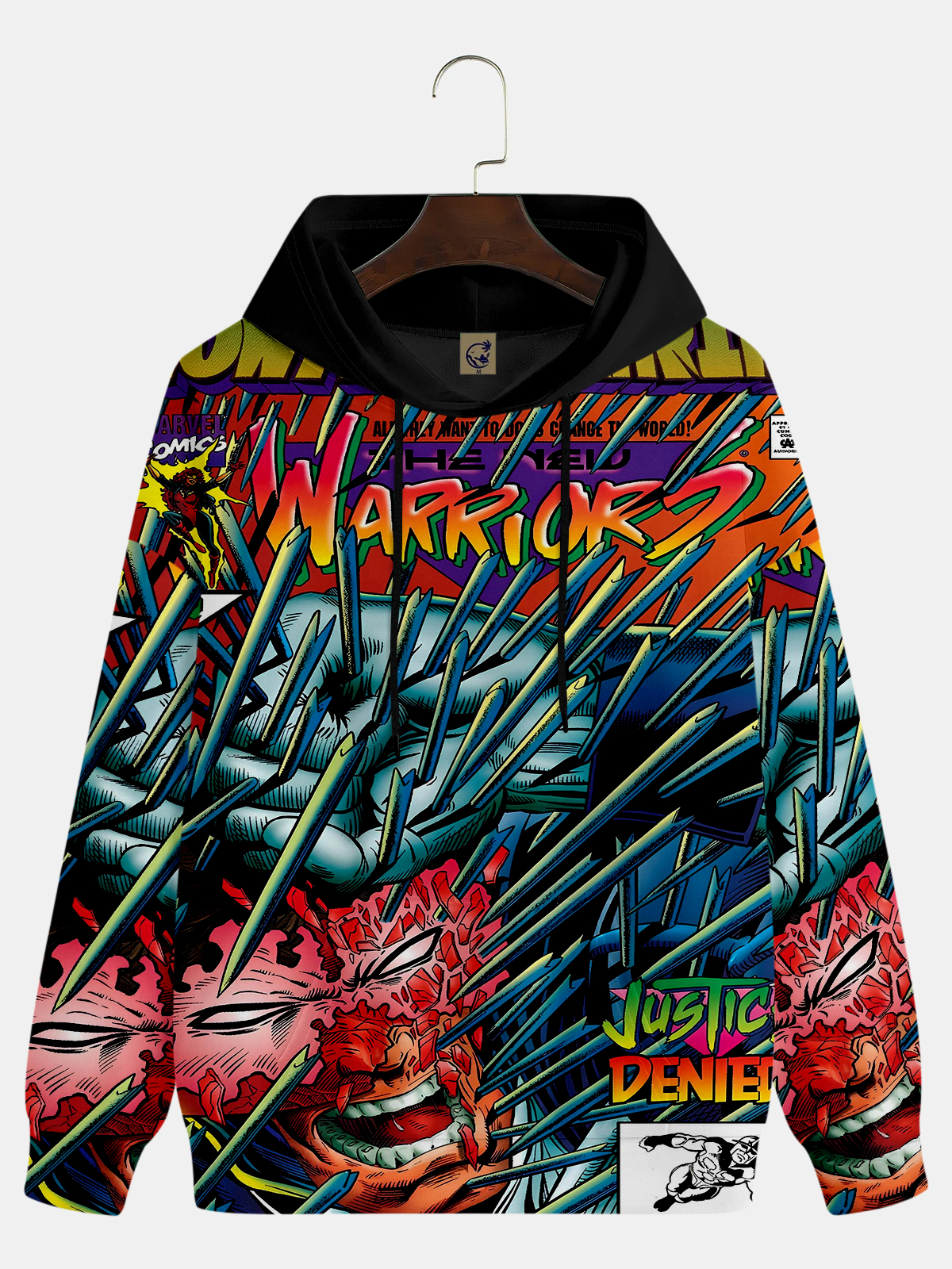 Men's Comic Printed Hoodie 211