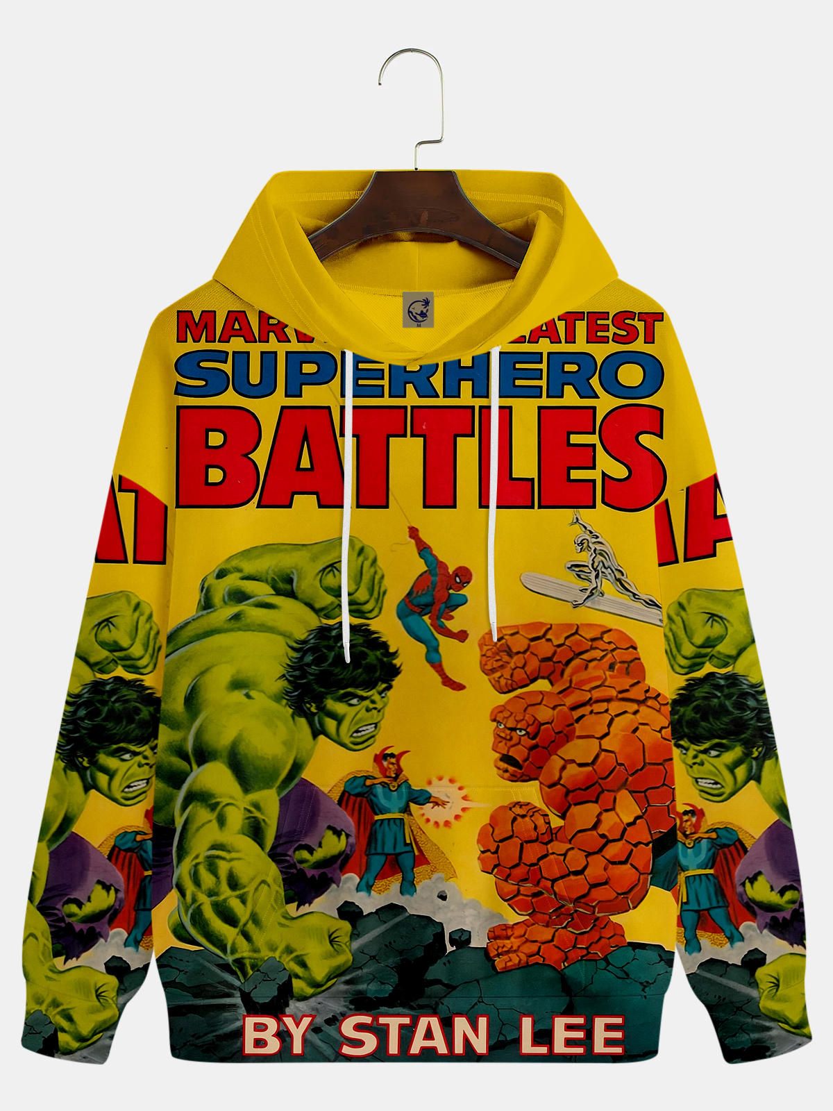 Men's Comic Printed Hoodie 207