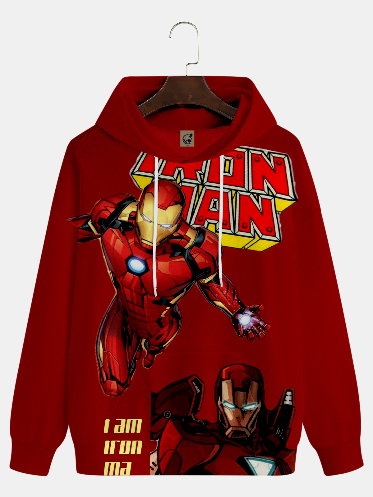 Men's Comic Printed Hoodie 852