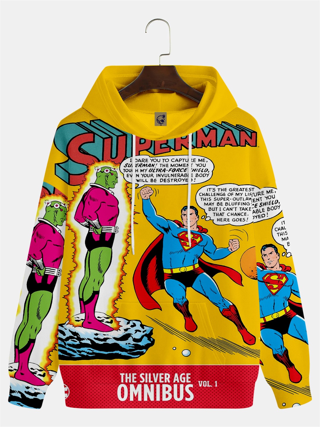 Men's Comic Printed Hoodie 532