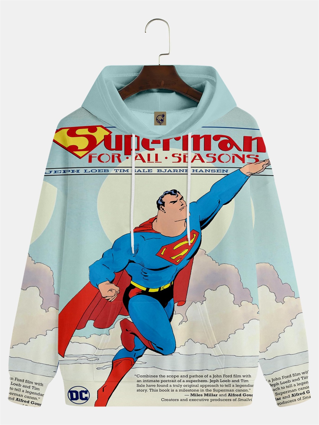 Men's Comic Printed Hoodie 525