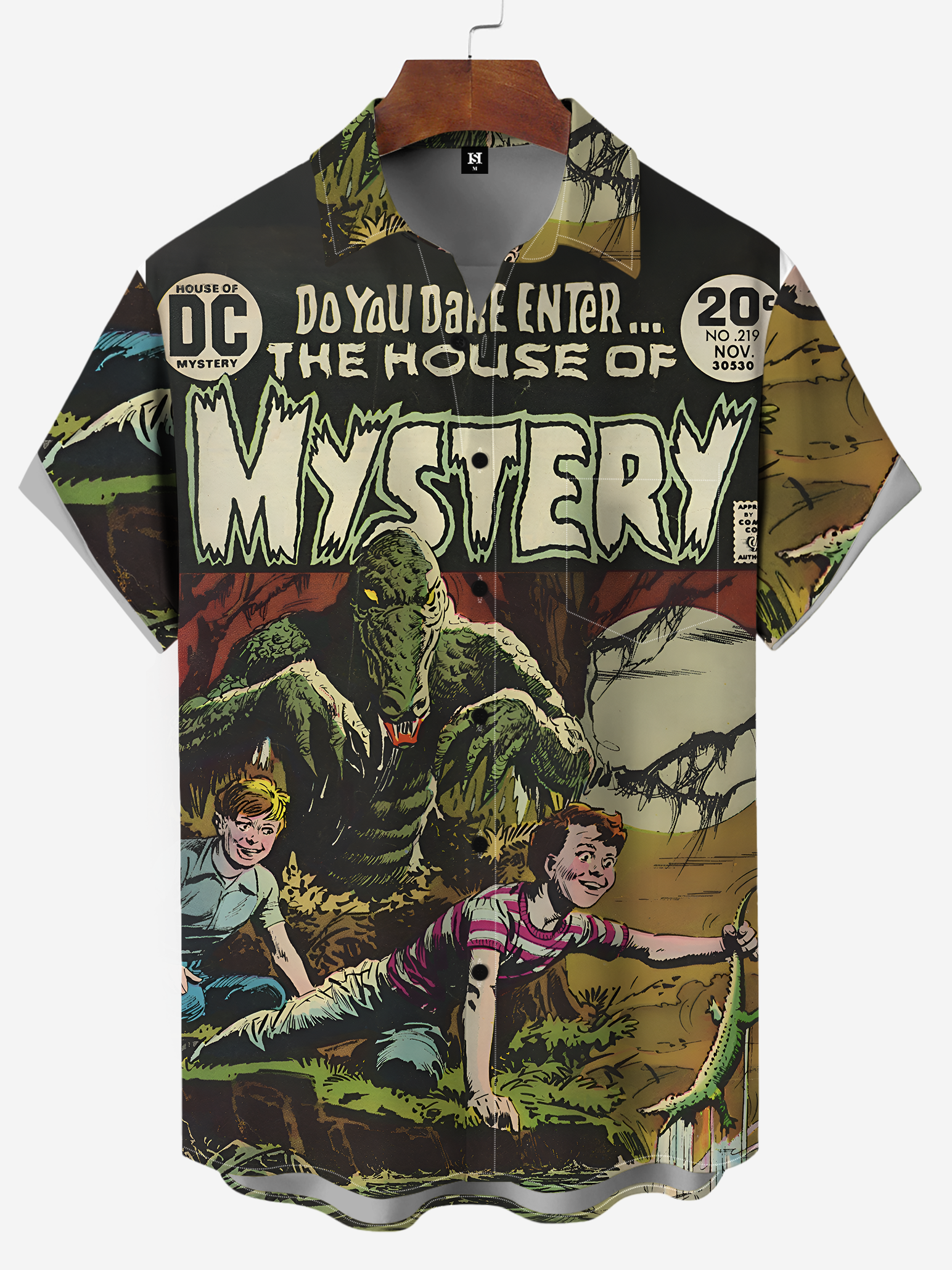 Classic Printed Short-Sleeve Custom-Made Shirt 16
