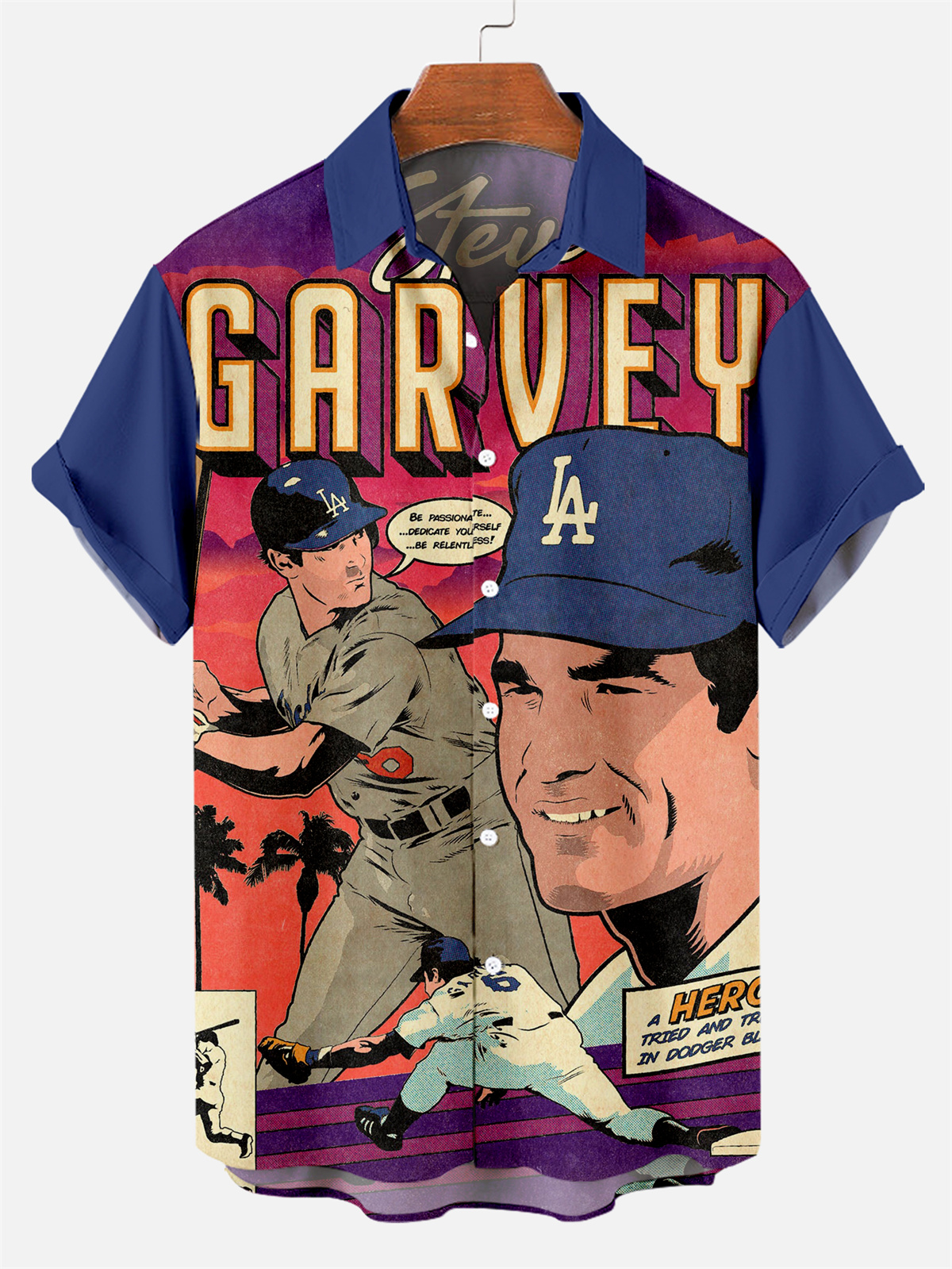 Men's Baseball Poster Graphic Shirt 1100