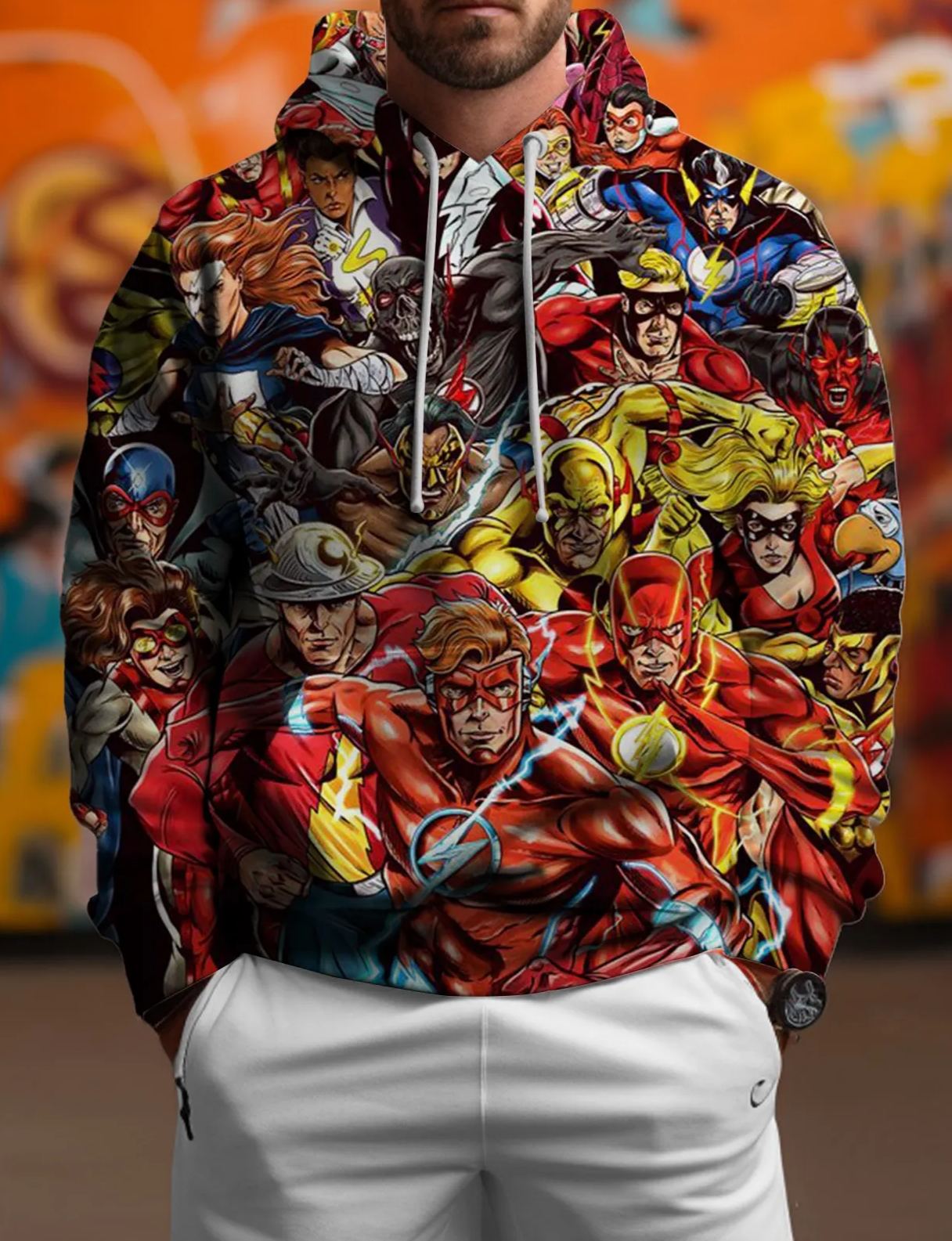 Heros Funny Pattern Pattern Hoodie