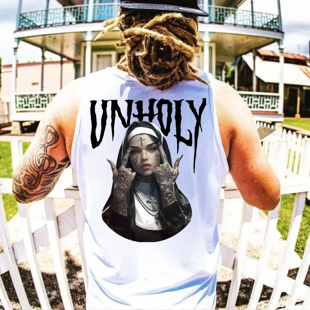 UNHOLY Defiant Nun Print Men's Vest