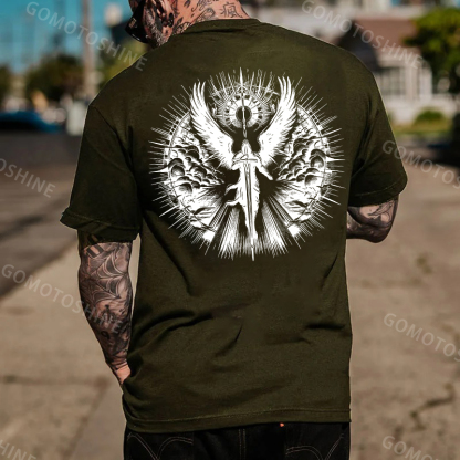 Angel Knight Print Men's T-Shirt