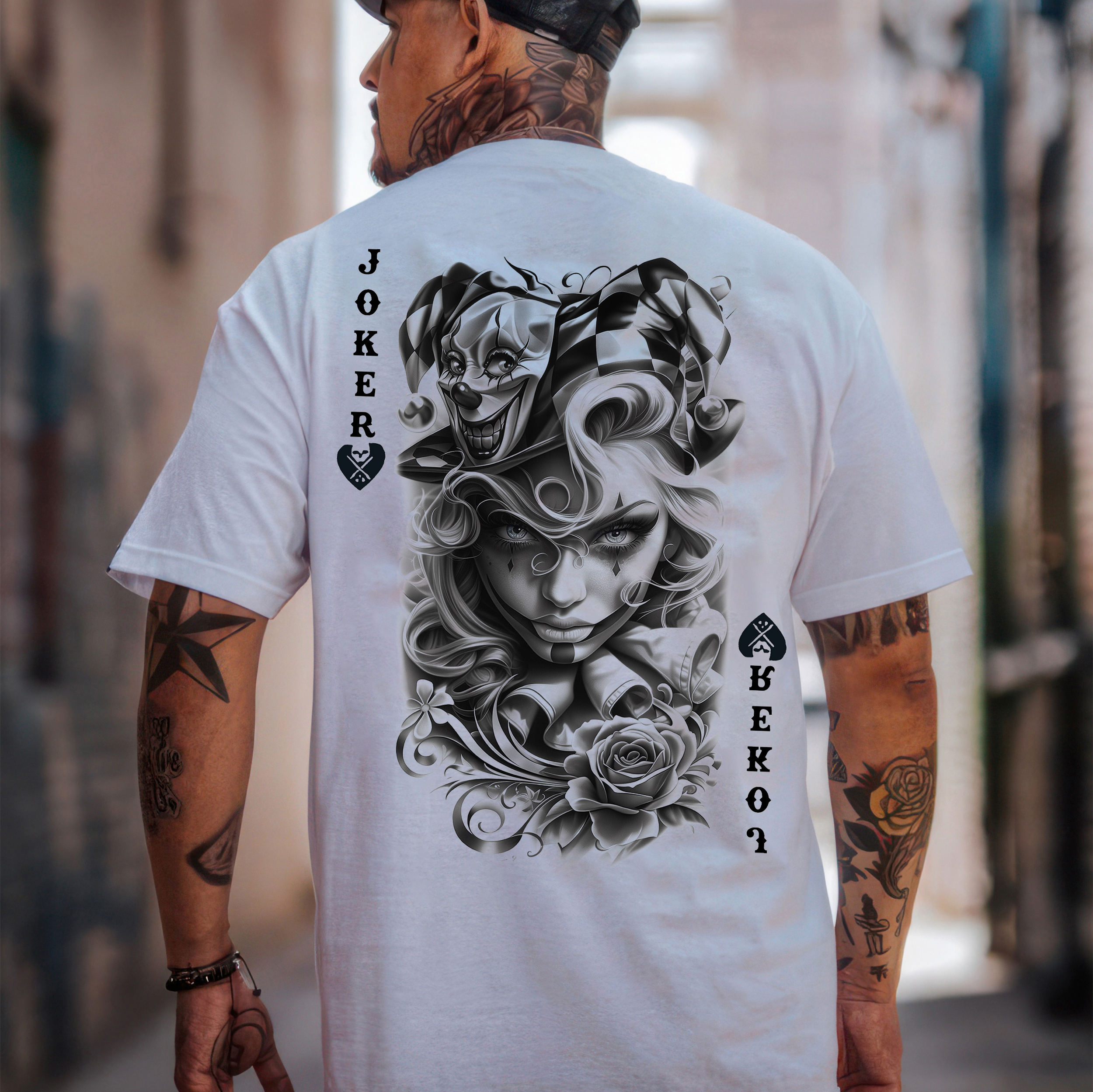Joker Lady Print Men's T-Shirt