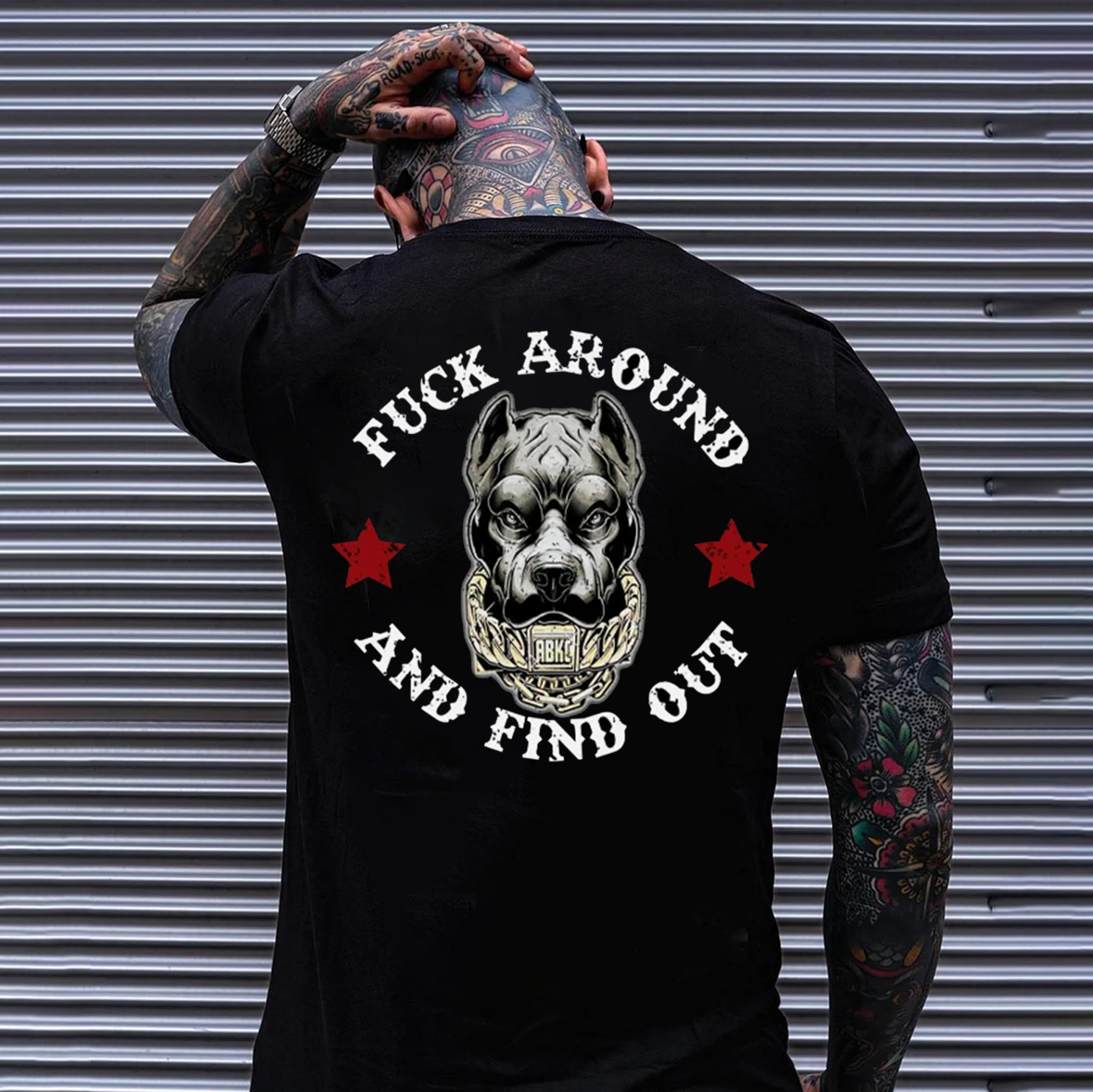FUCK AROUND AND FIND OUT Printed Men's T-shirt