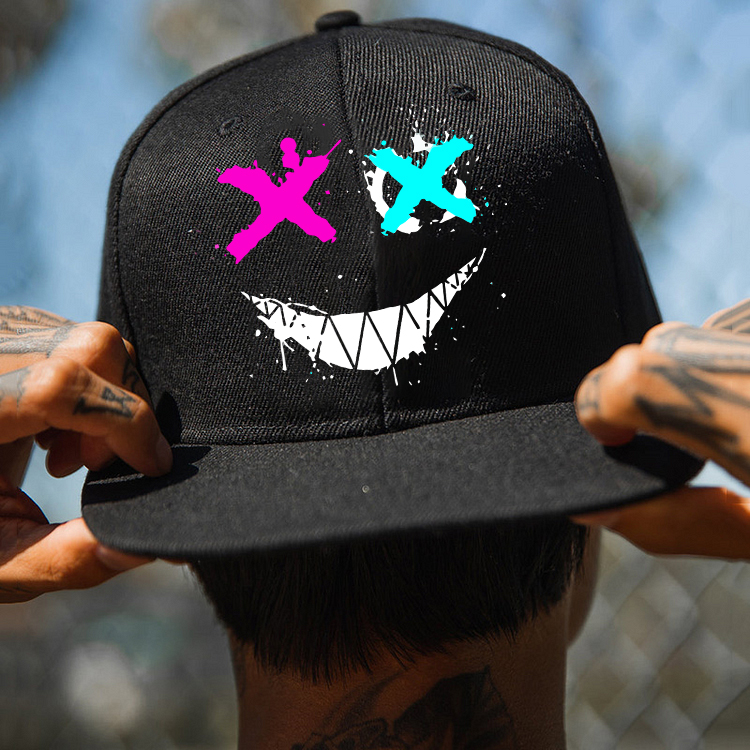Evil Emoji Graphic Fashion Cap