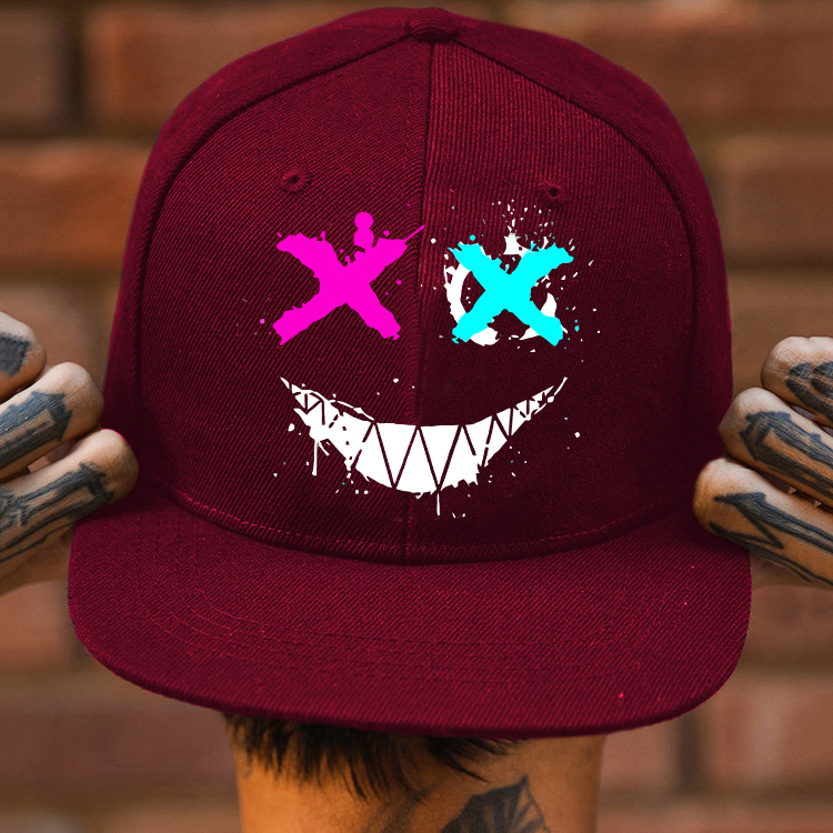 Evil Emoji Graphic Fashion Cap