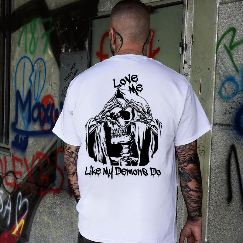 LOVE ME LIKE MY DEMON DO Print Men's T-shirt Image - 1